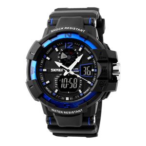 Picture of Đồng hồ nam dây nhựa SKMEI Sport Watch 10K0W40 (Đen phối xanh)  